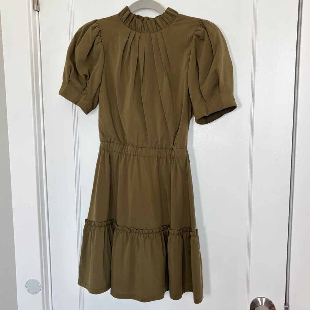 Alice + Olivia Vida Puff Sleeve Mini Dress